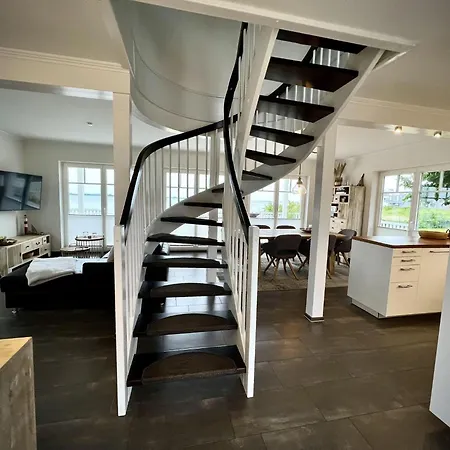 Feriehus Ferienhaus-sliminde-by-seeblick-ferien-direkte-wasserlage-e-ladesaeule-sauna Olpenæs